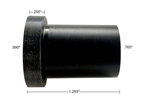 Black Acetal Joint Insert for Hex Carbon Fiber Shaft