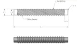JS21 - 3/8"-10 x 3" Modified Titanium