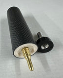 4" Finished Hex Carbon Fiber Butt Extension