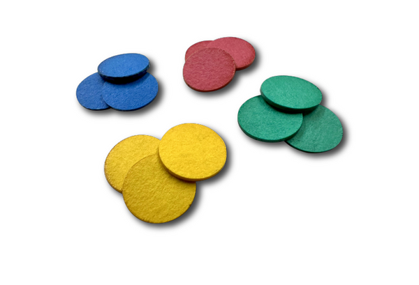 Kamikaze Colored Fiber Back - Pads .032" x 14mm - BAG OF 10