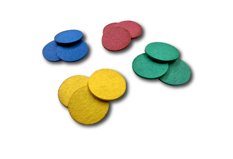 Kamikaze Colored Fiber Back - Pads .032" x 14mm - BAG OF 10