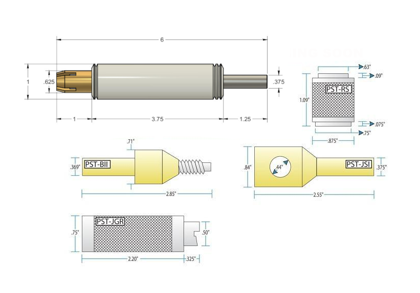 Compression Die (for ferrule tenons) Prather Custom Cue Parts