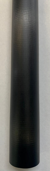 Hex - HOLLOW BUTT - Carbon Fiber Blank - Black Matte